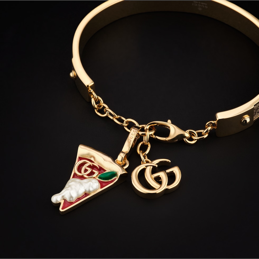 Pizza motif charm