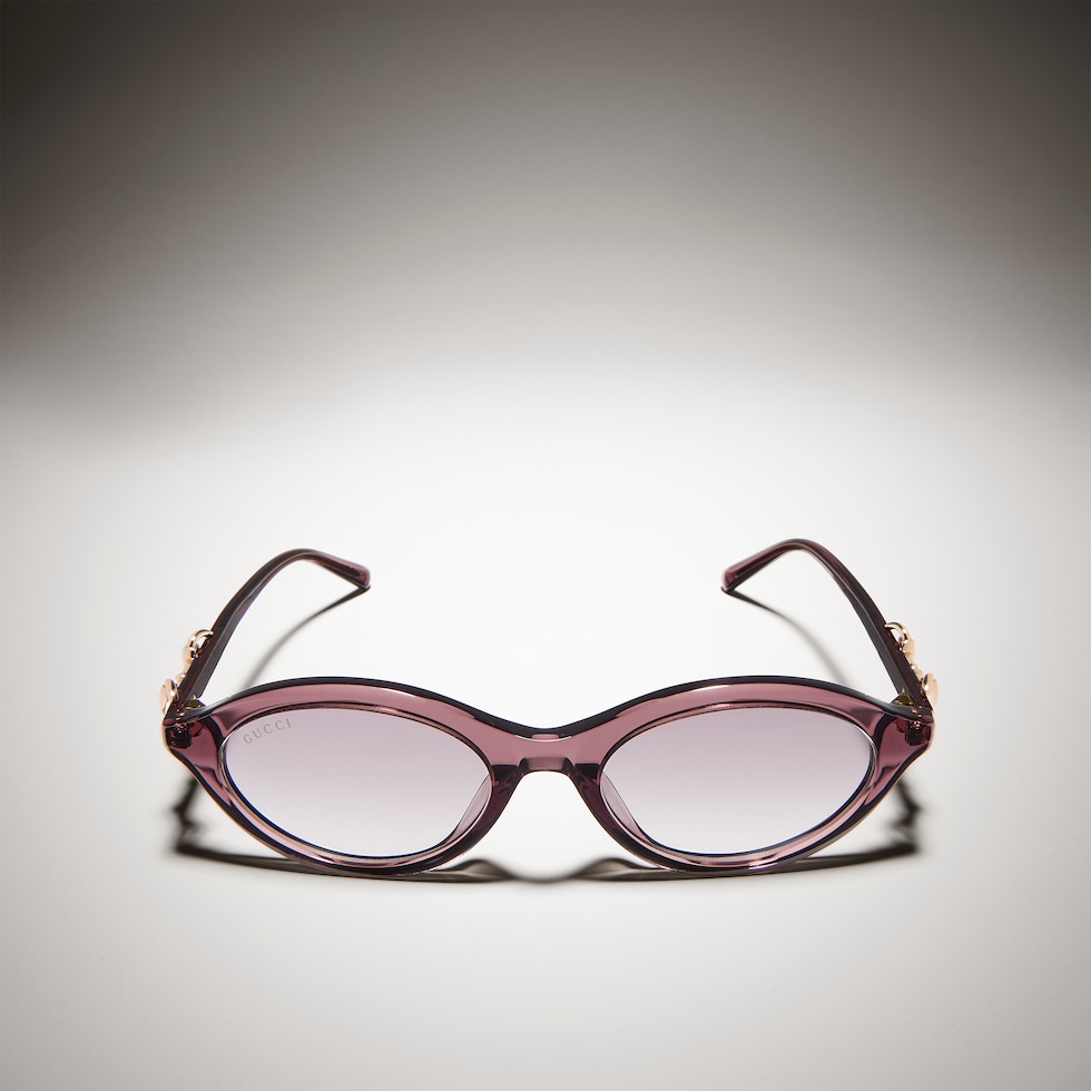 Oval-frame sunglasses