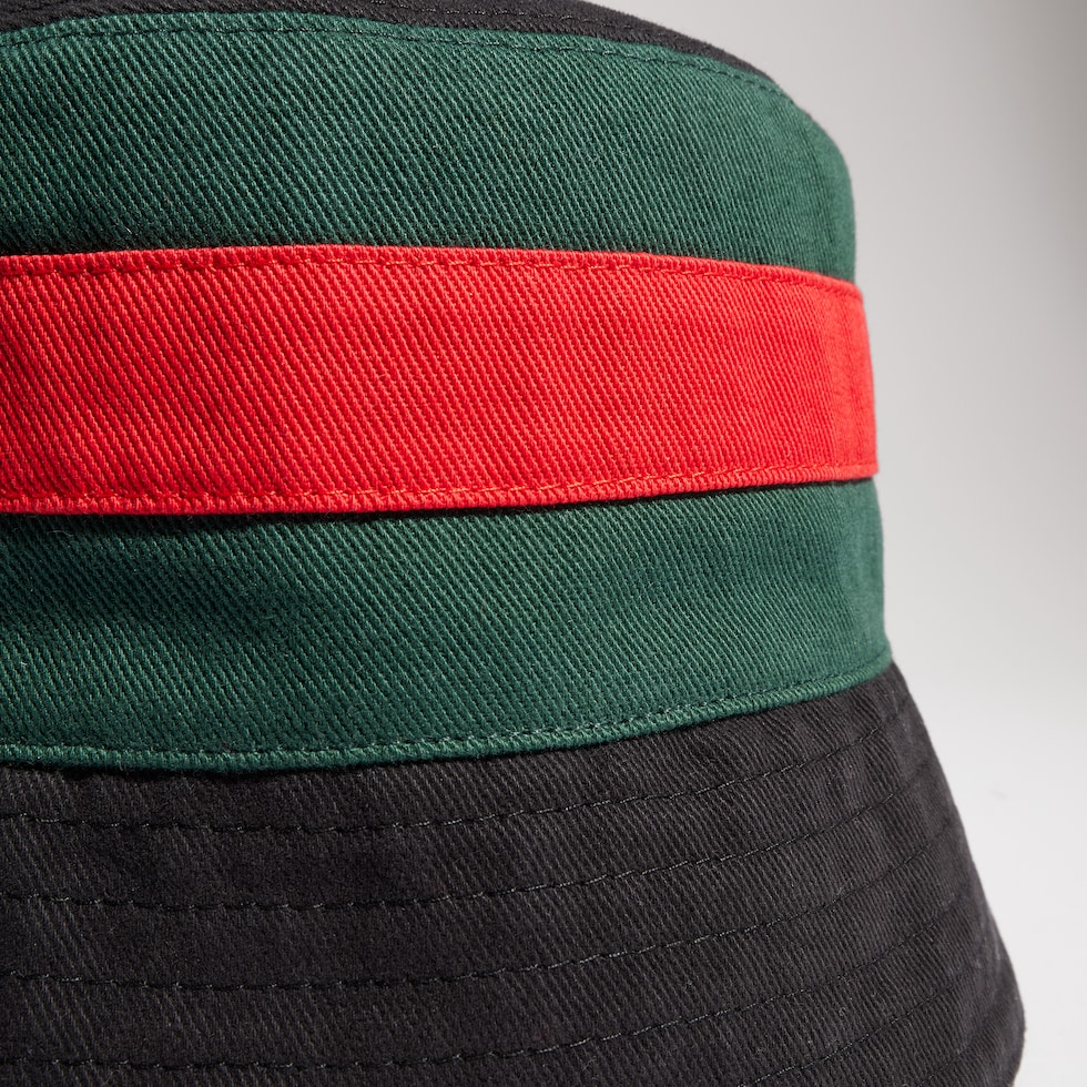 Washed cotton bucket hat with Web