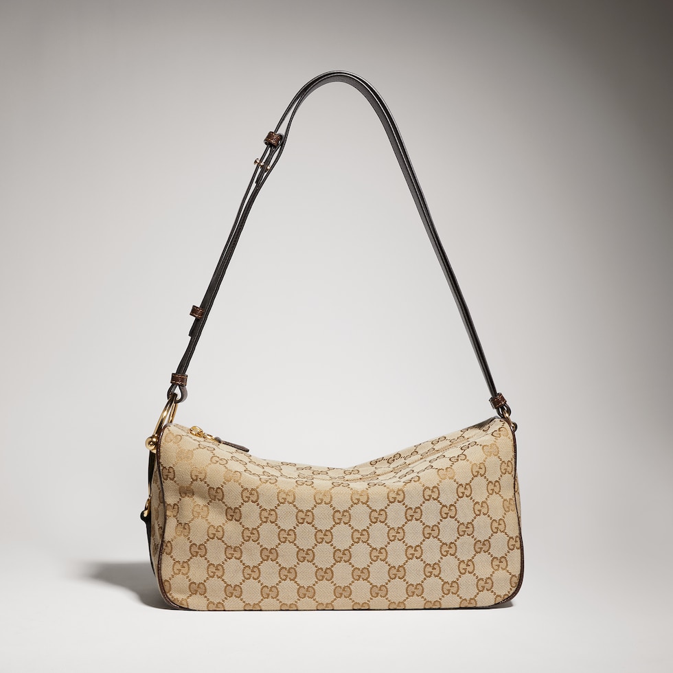 Sac à épaule Gucci Half Horsebit moyen format