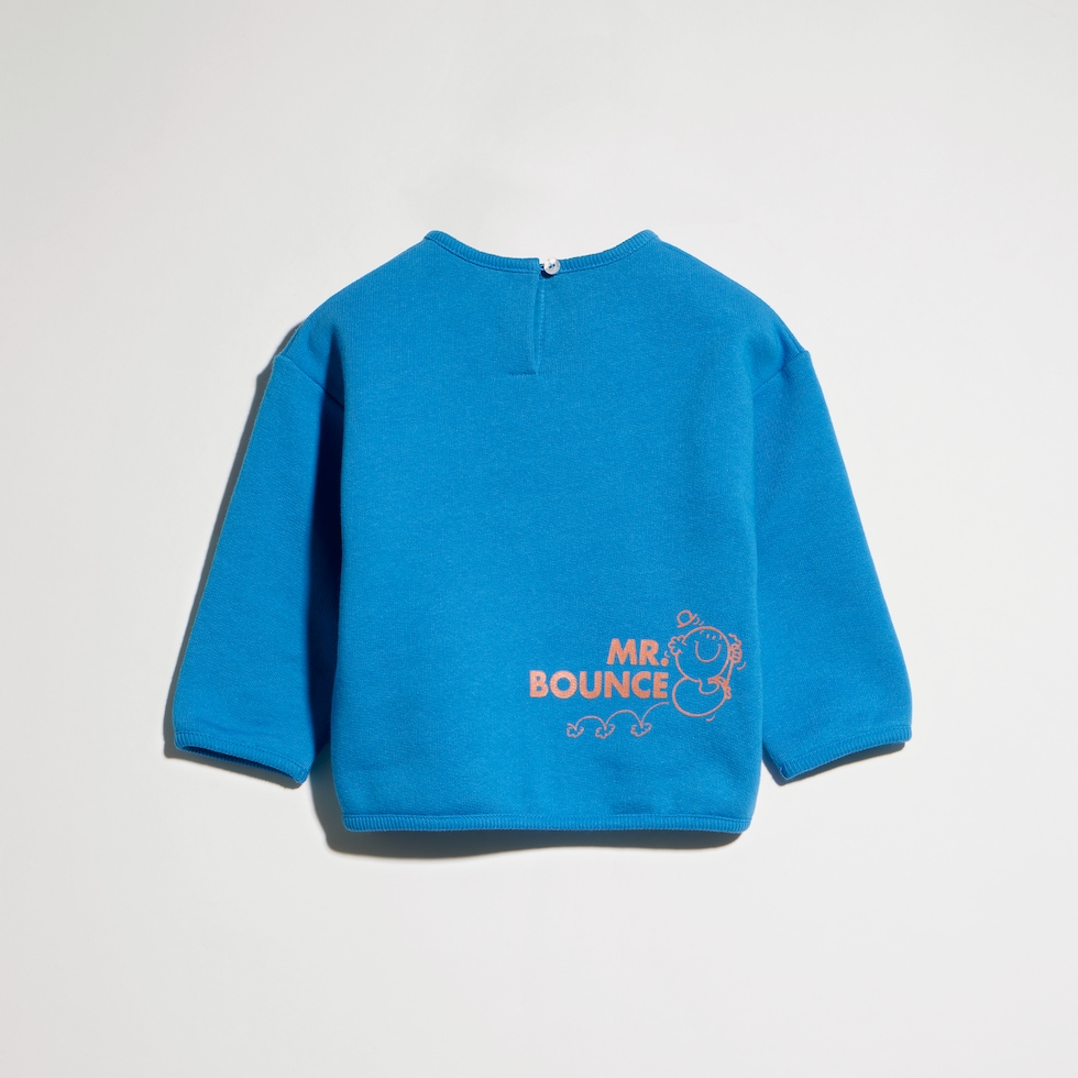 Baby cotton sweatshirt with print