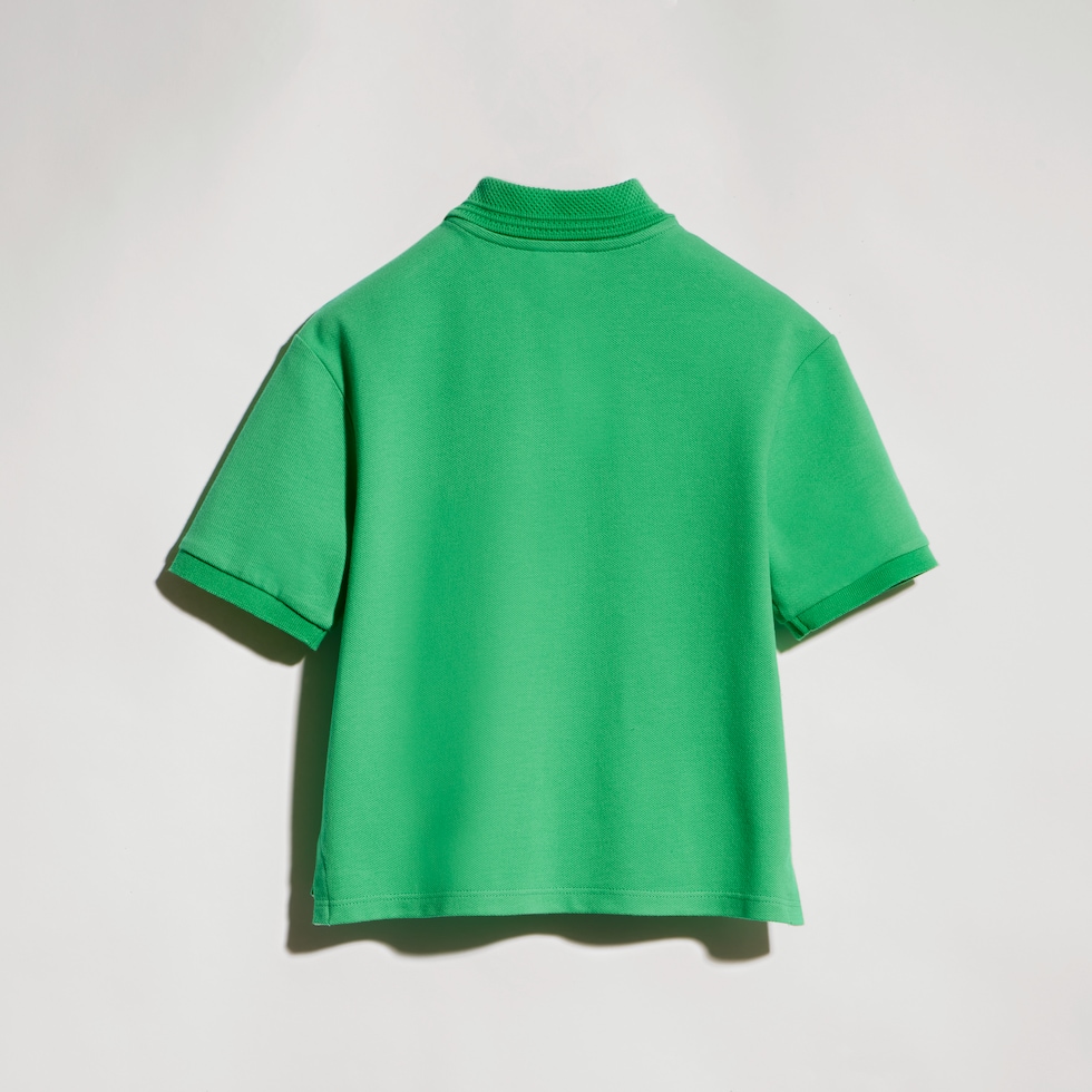 Children's cotton piquet polo shirt