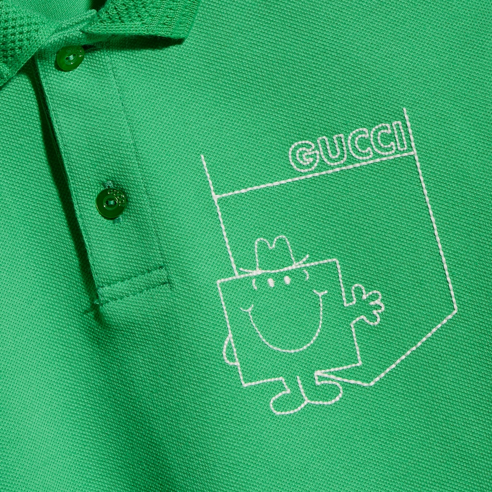 Children's cotton piquet polo shirt
