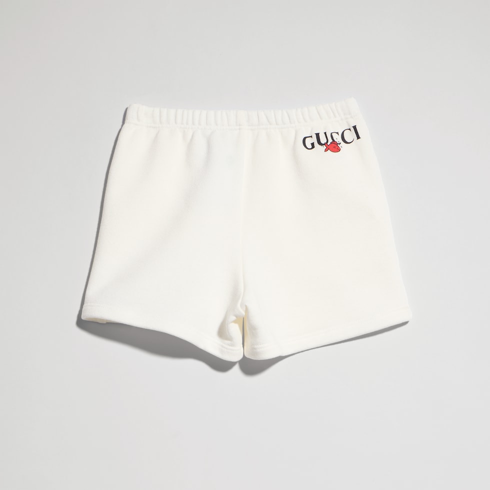 Children's cotton shorts with print