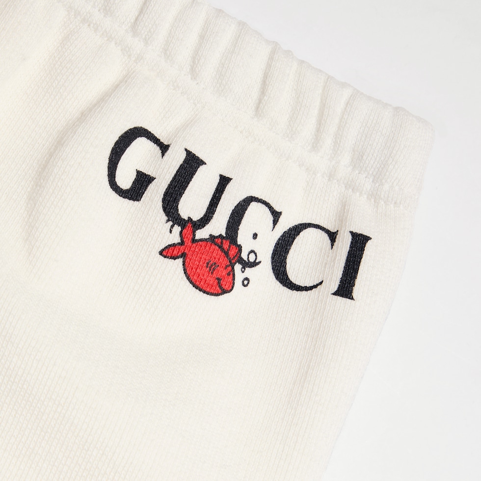 Children's cotton shorts with print