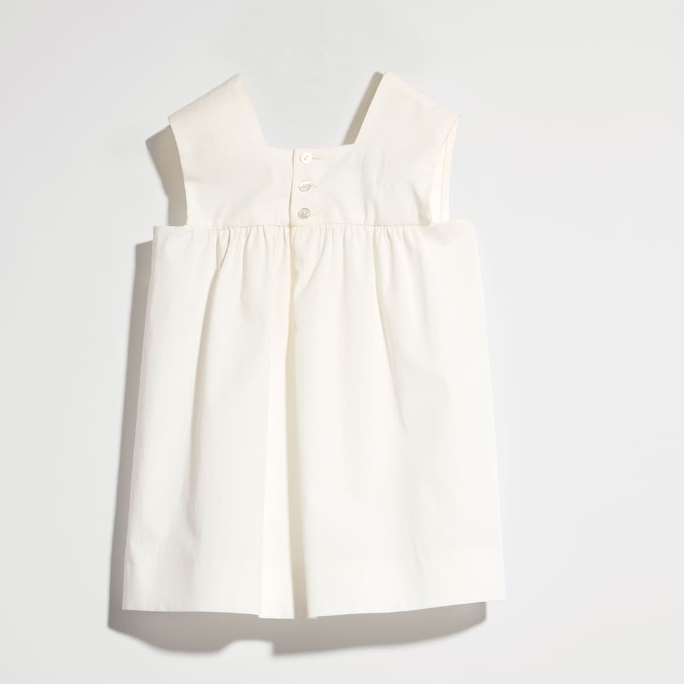 Baby cotton poplin dress