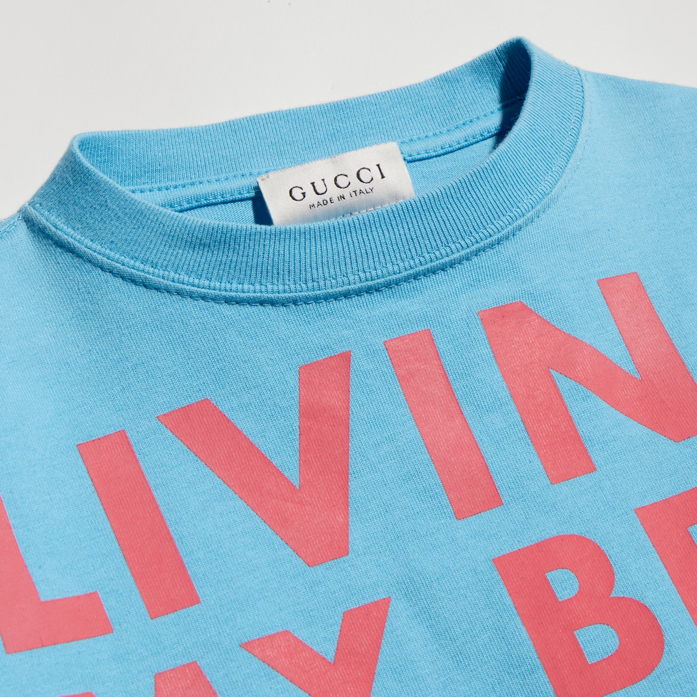 Children's cotton T-shirt with print