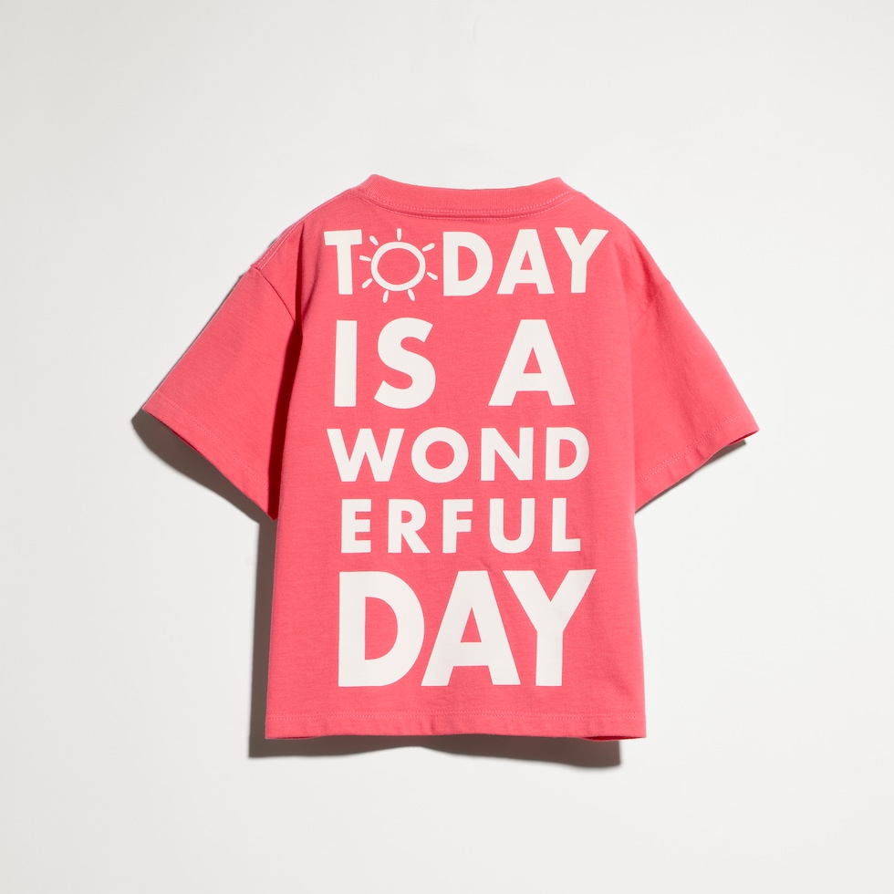 Children's cotton T-shirt with print