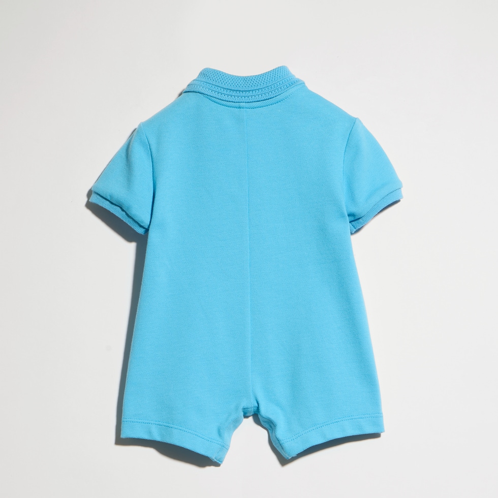 Tutina neonato in cotone con ricamo