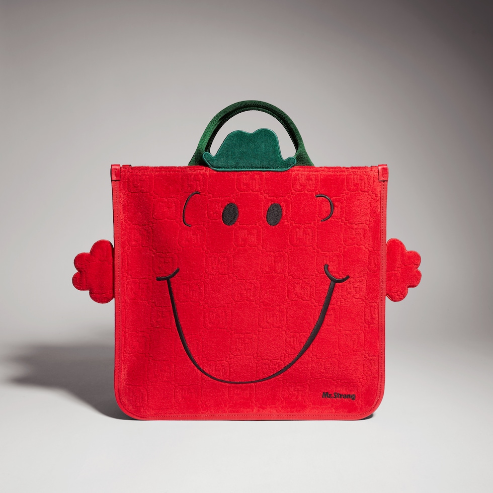 Children's GG tote bag with embroidery
