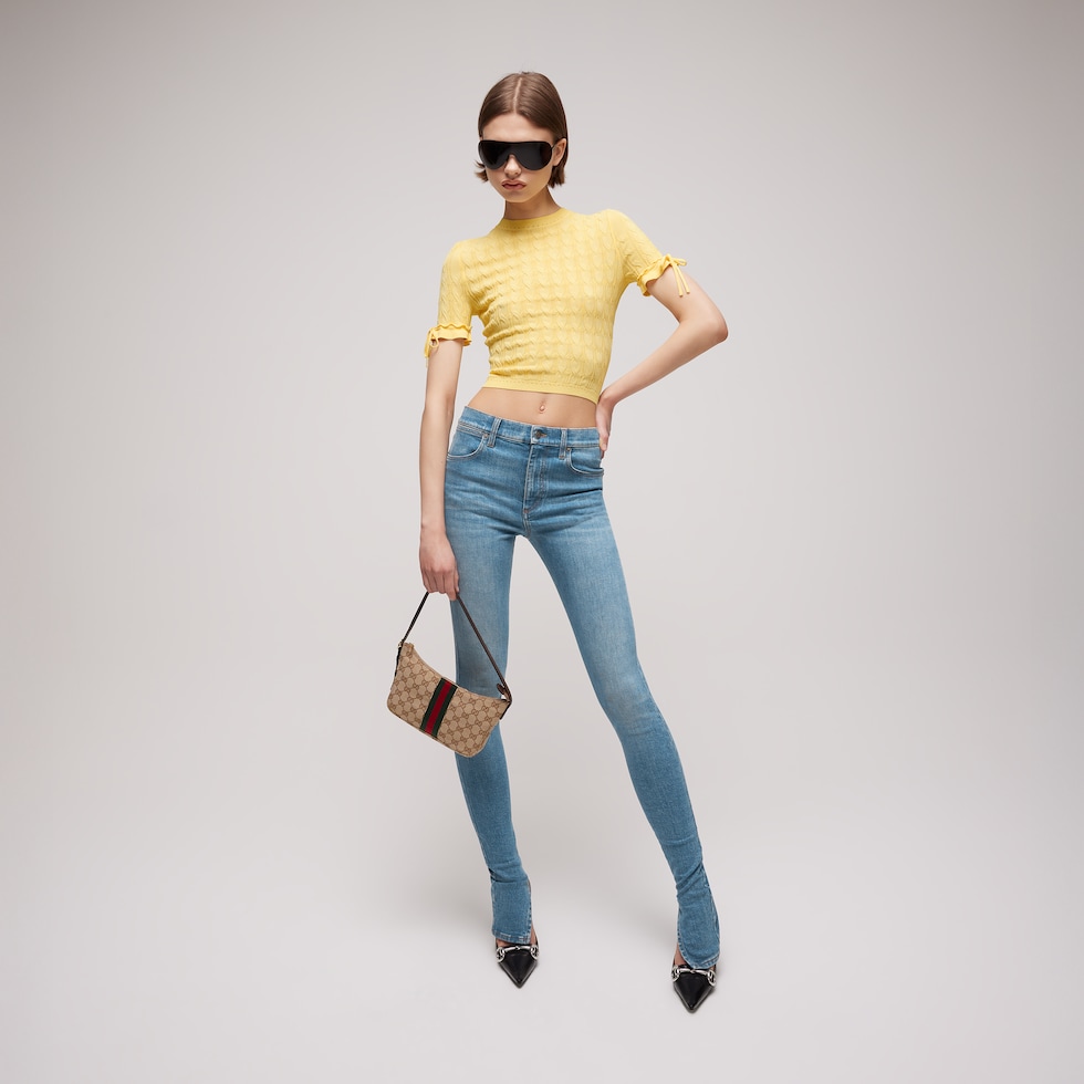 Hose aus Stretch-Denim