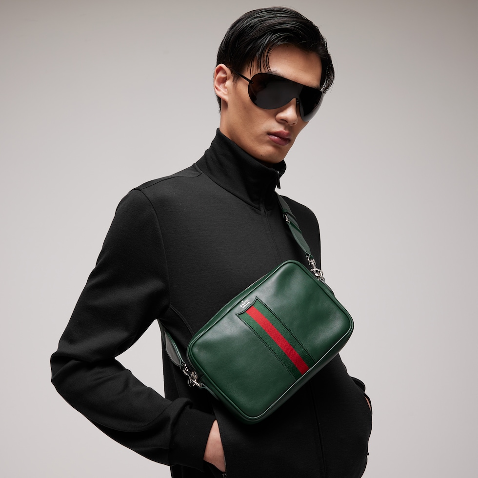 Web Trademark small crossbody bag