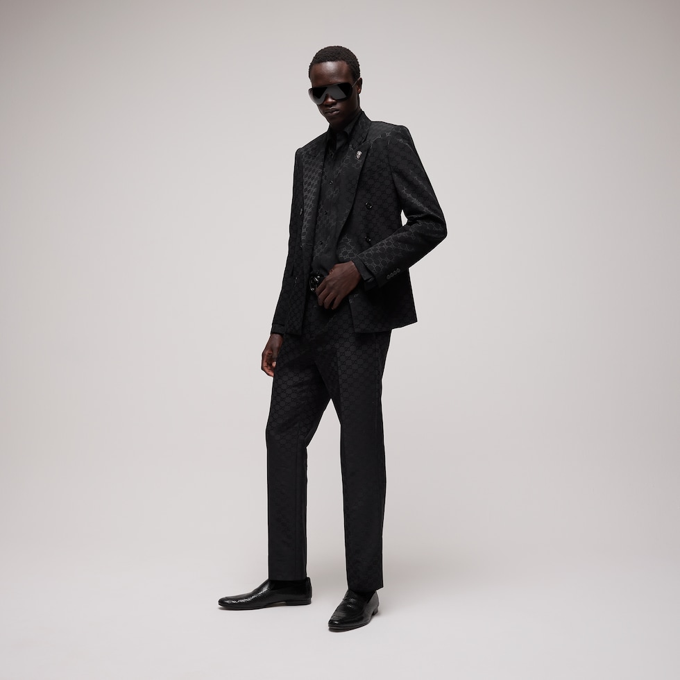 Pantalon en faille légère GG