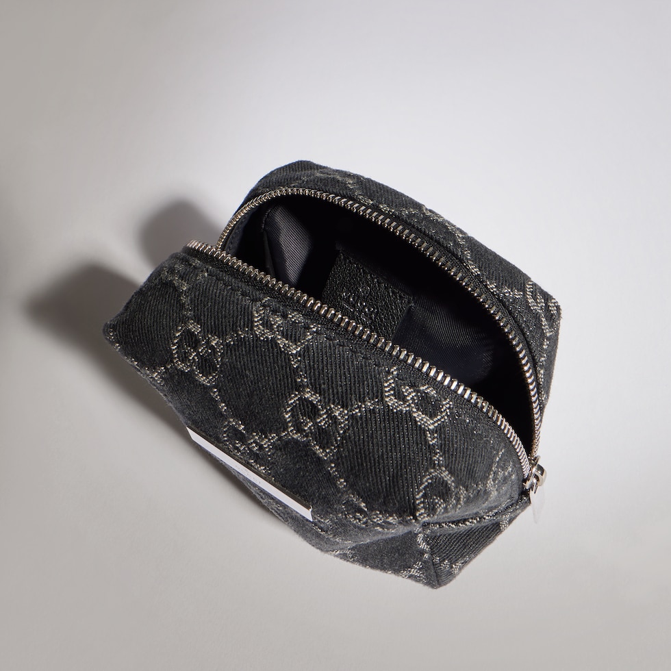 Kleines Kosmetiketui mit Gucci Plakette