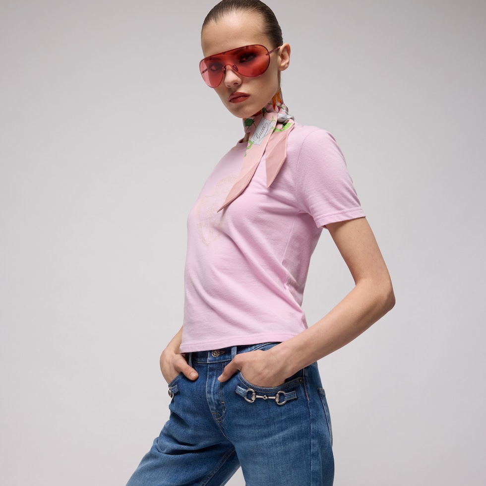 Nastro in twill di seta stampato