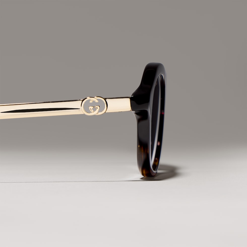 Oval-frame sunglasses