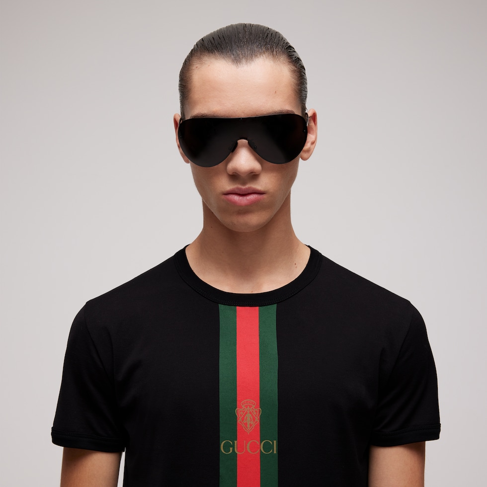 Cotton jersey T-shirt with print