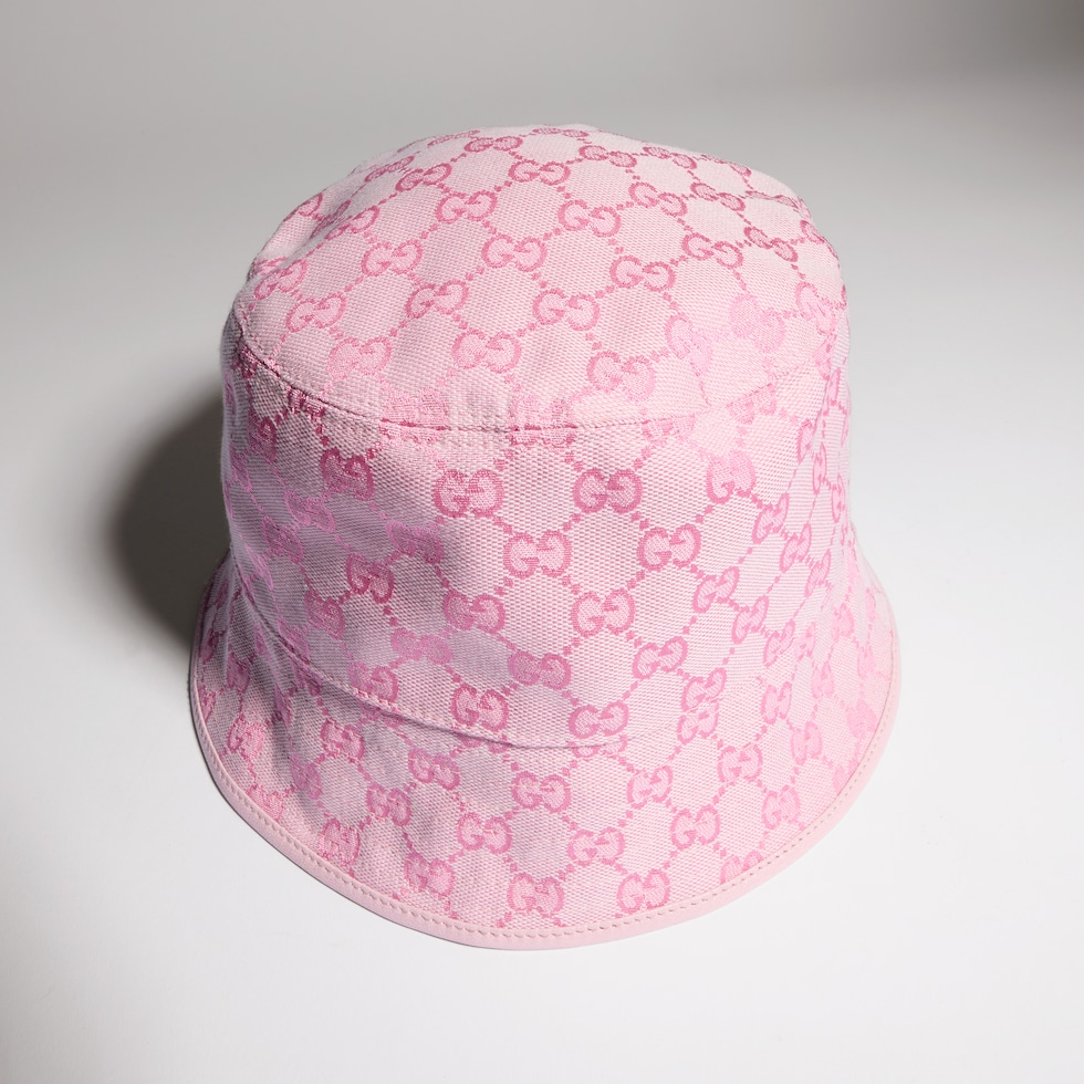 GG cotton canvas bucket hat