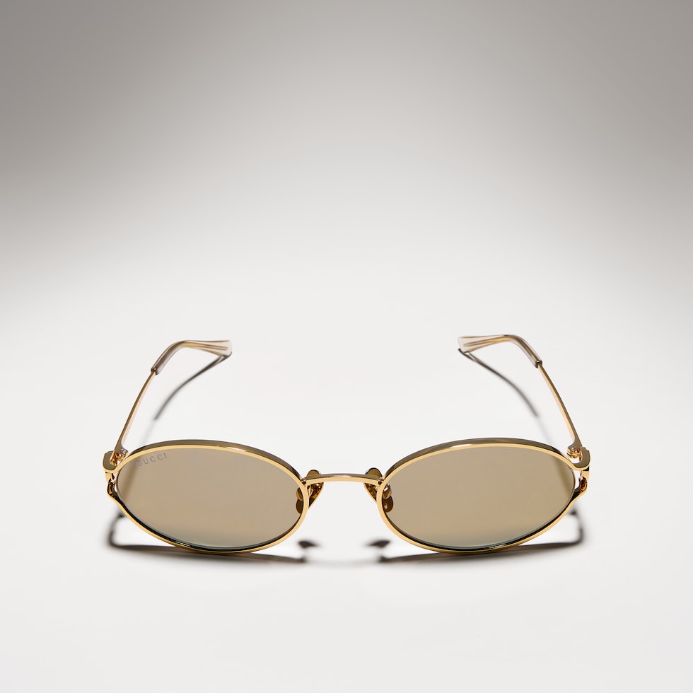 Rectangular-frame sunglasses