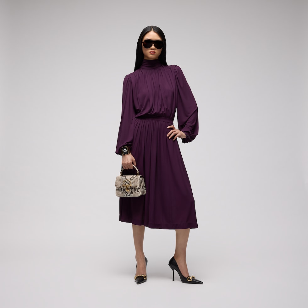 Gucci Siena python small top handle bag