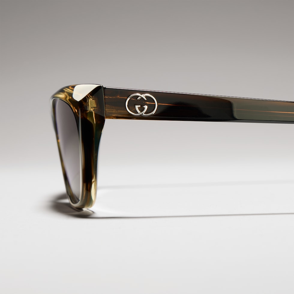 Geometric-frame sunglasses