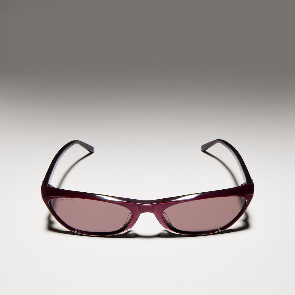 Geometric-frame sunglasses