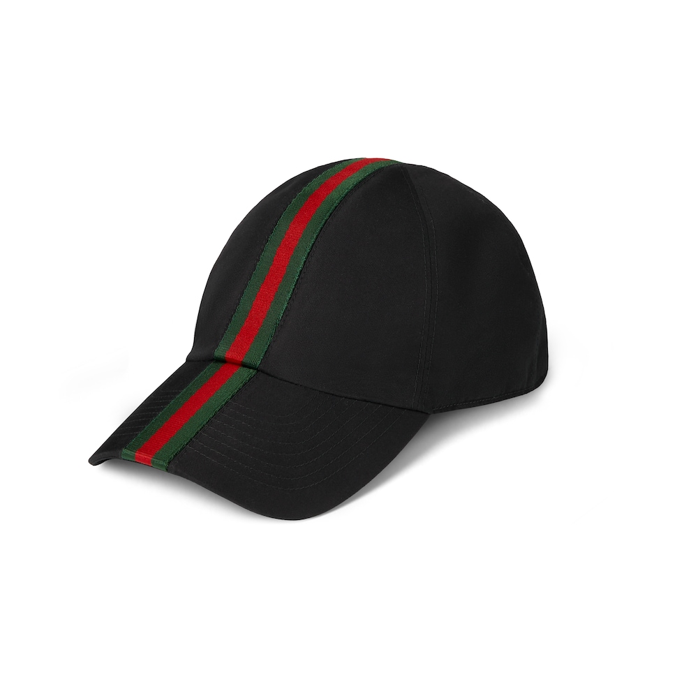 Gorra de béisbol de algodón con tribanda Web
