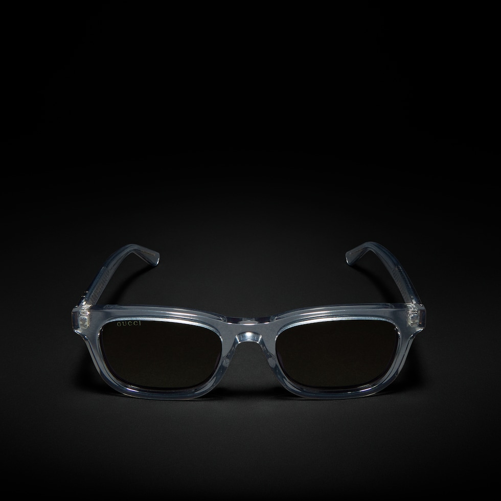 Rectangular-frame sunglasses