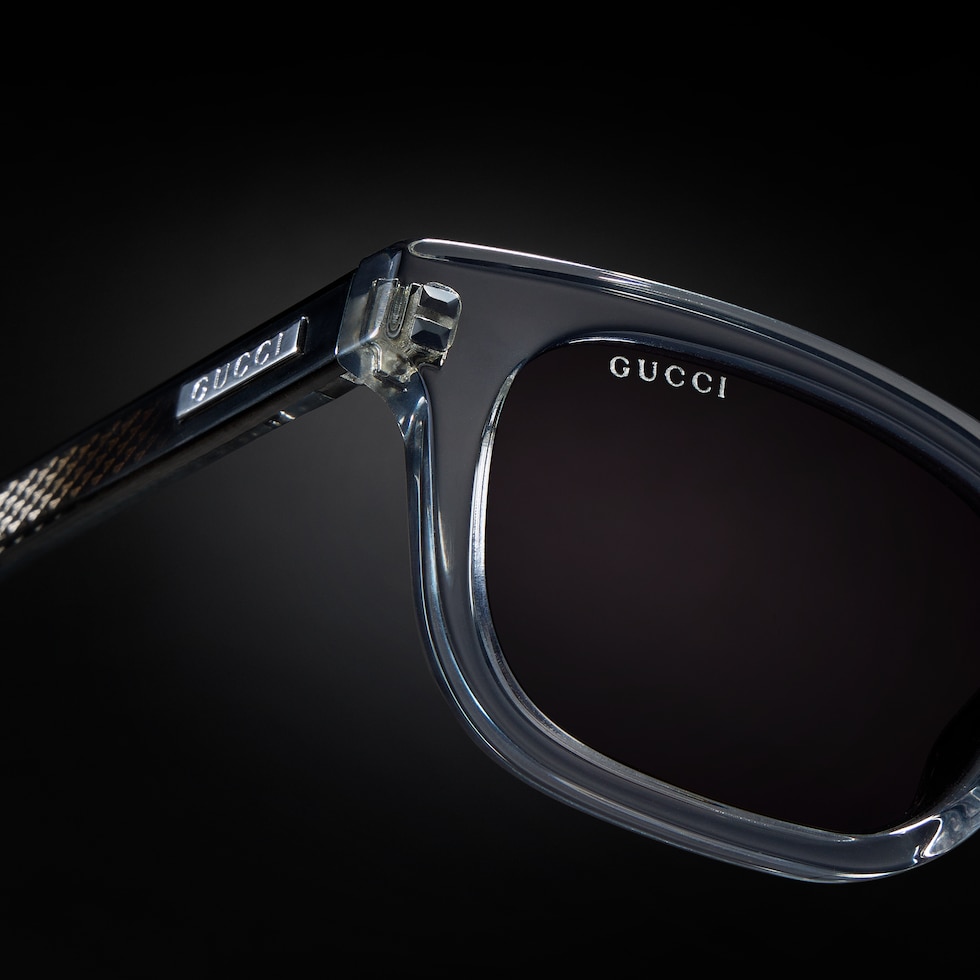 Rectangular-frame sunglasses