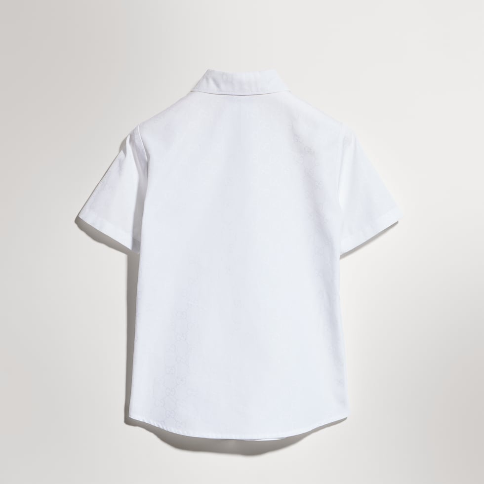 Children's GG poplin shirt