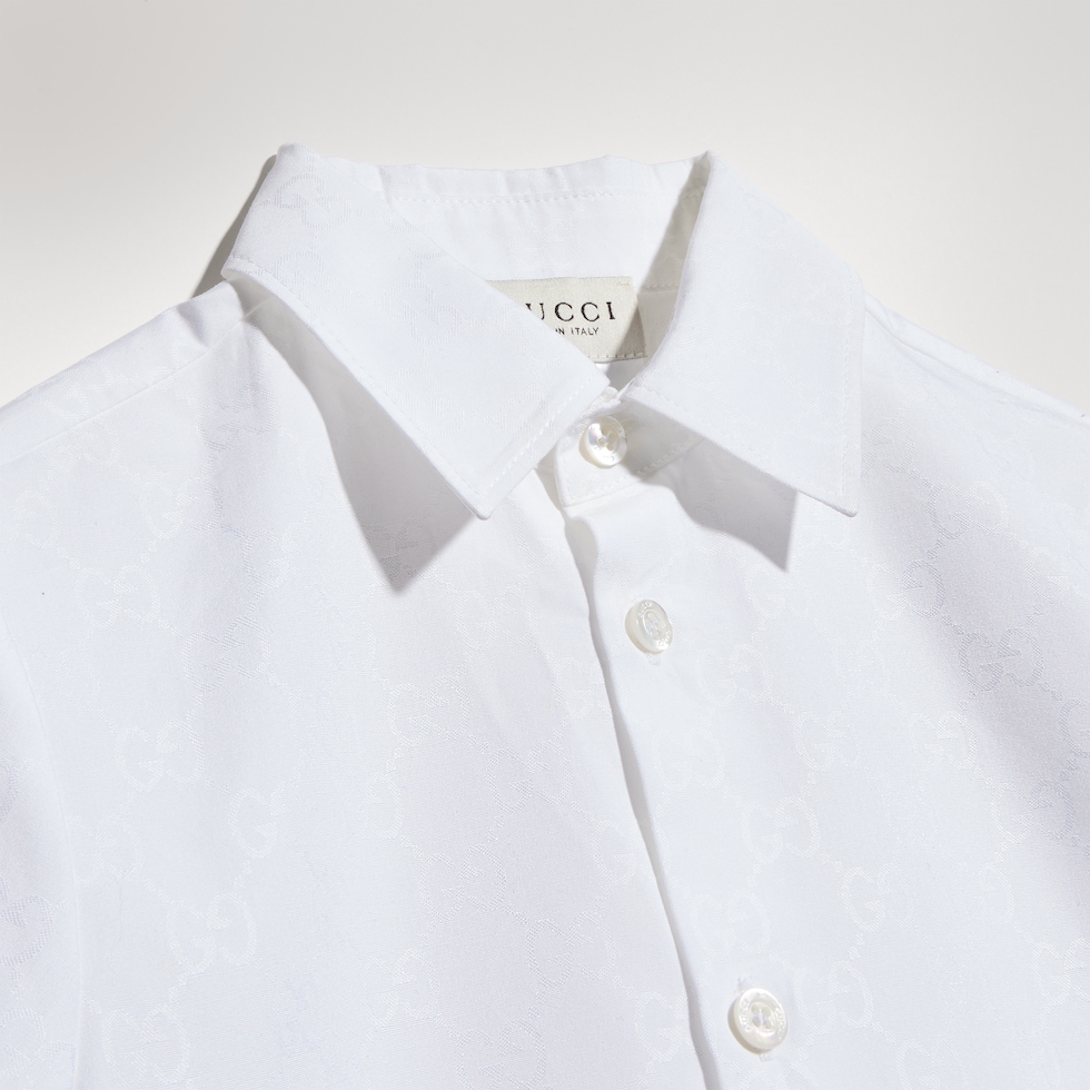 Children's GG poplin shirt