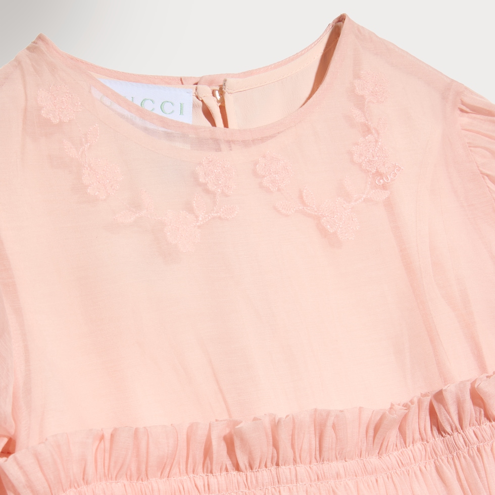 Robe pour enfant en coton de soie