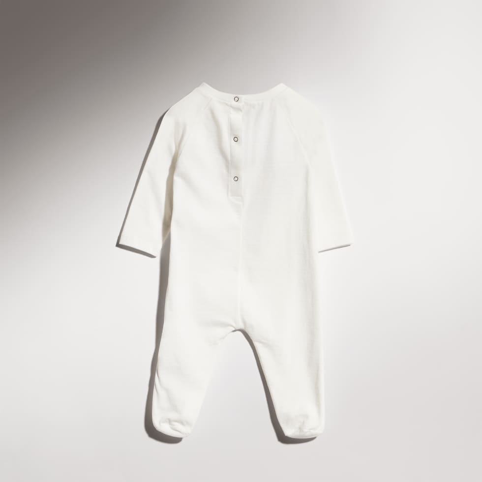 Combinaison pour bébé en coton avec imprimé