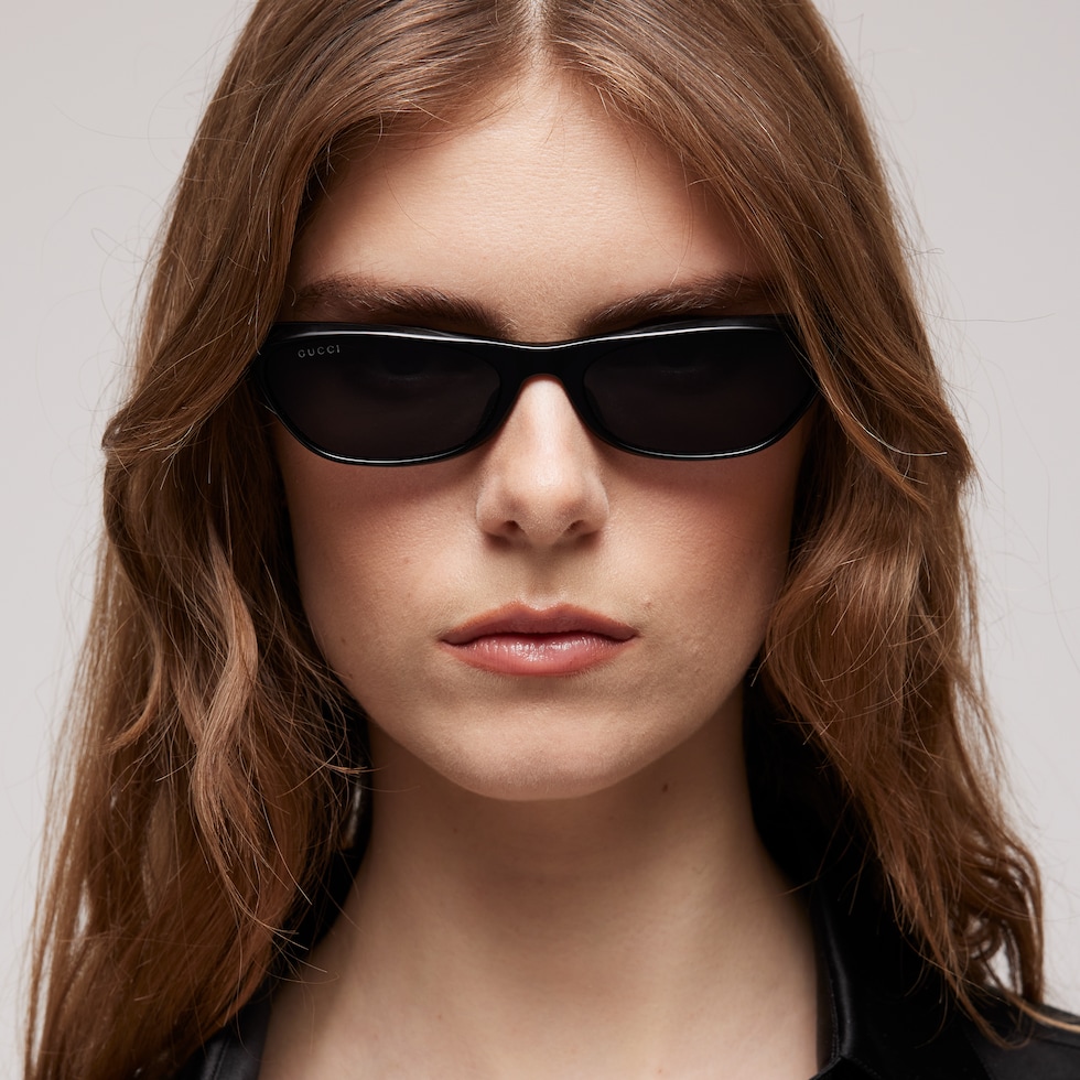 Geometric-frame sunglasses