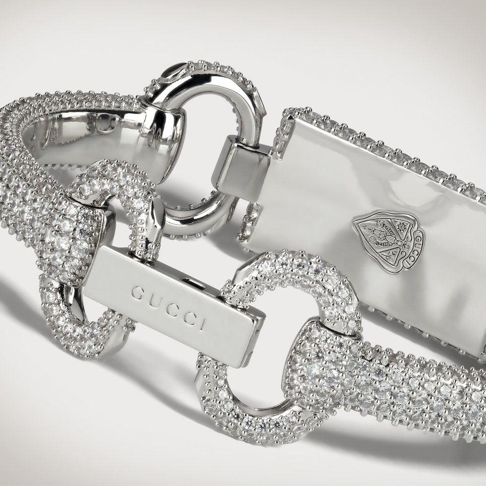 Pulsera Horsebit con cristales