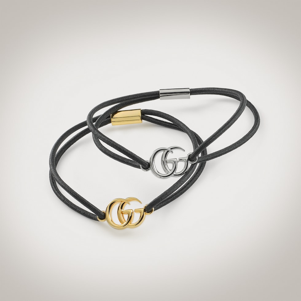 Elastic hair band set with Double G