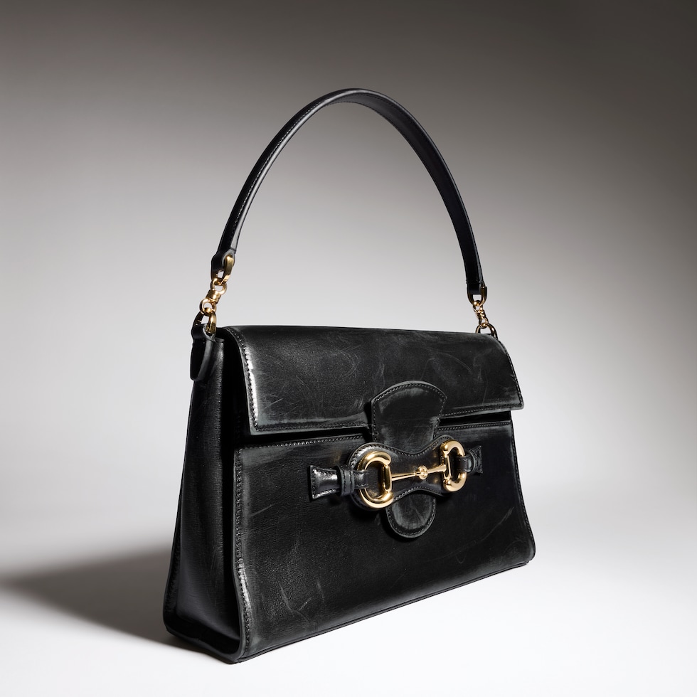 Medium top handle bag with Horsebit