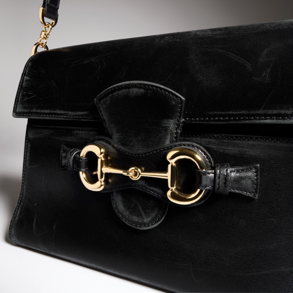 Medium top handle bag with Horsebit