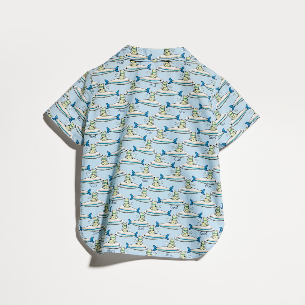 Chemise pour bébé en coton imprimé