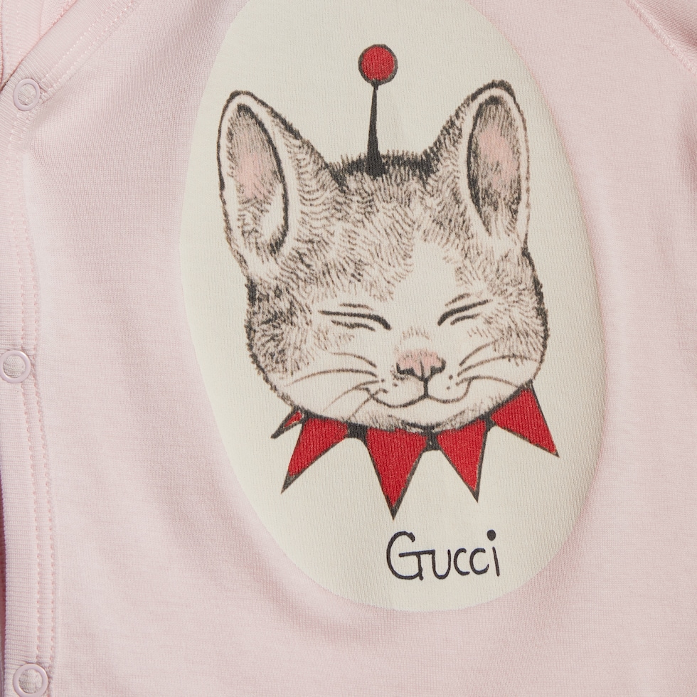 Ensemble cadeau pour bébé en coton côtelé avec imprimé