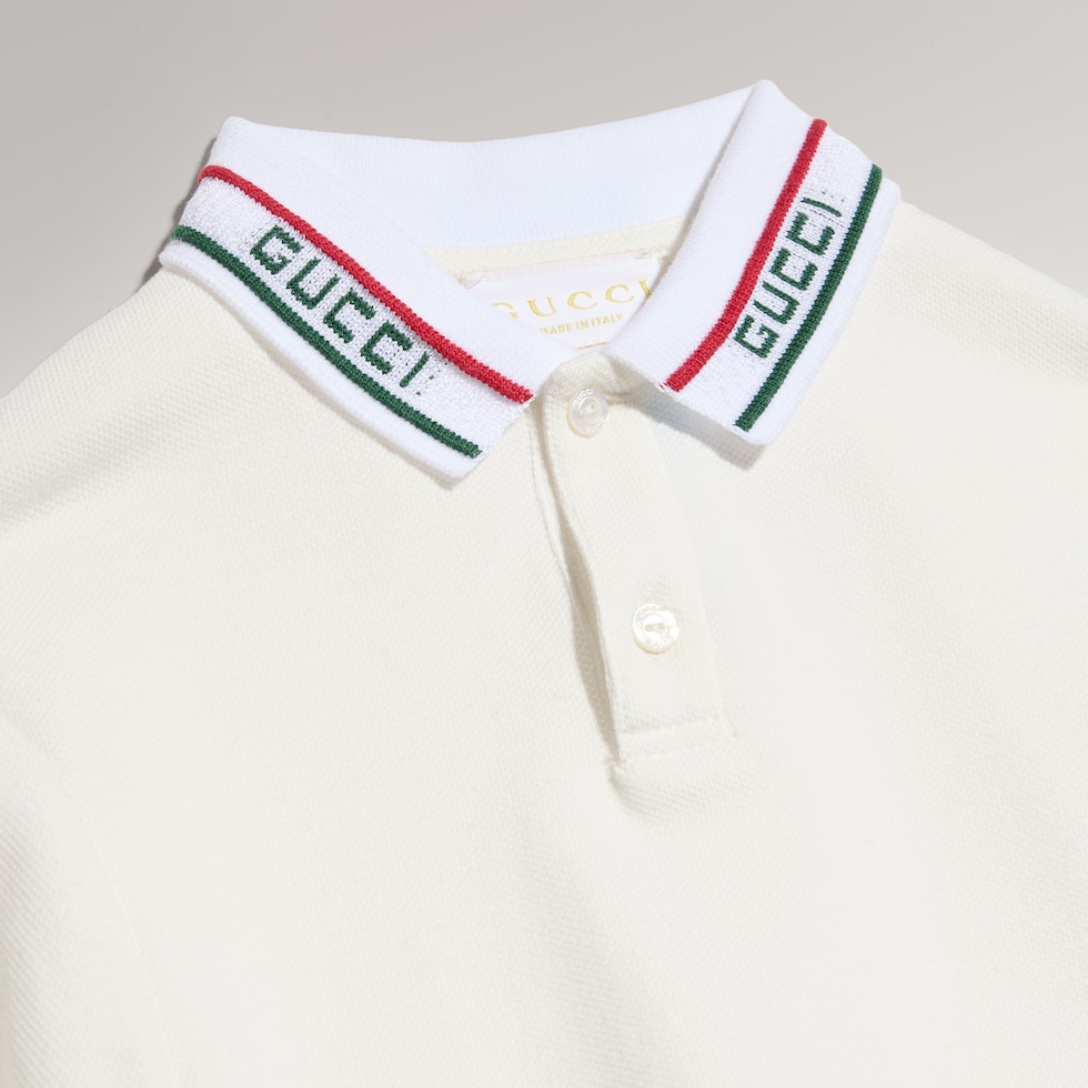 Baby cotton polo shirt
