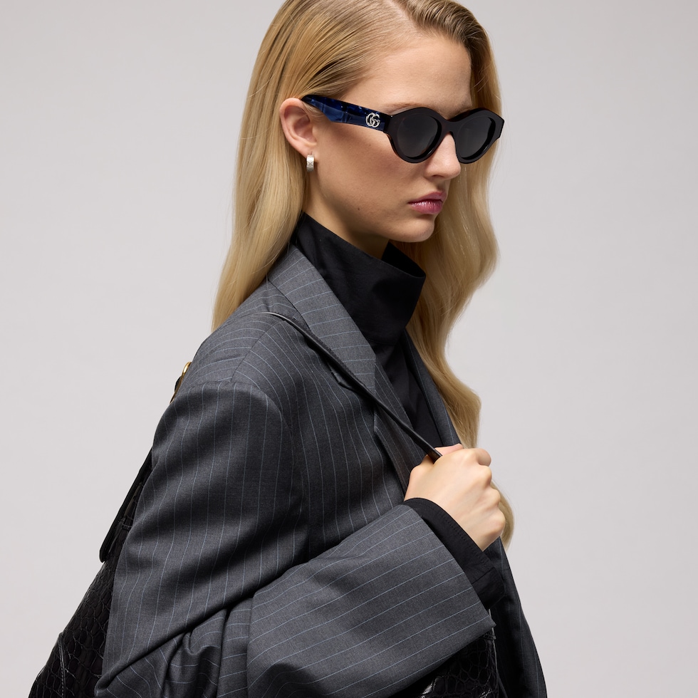 Cat-eye frame sunglasses