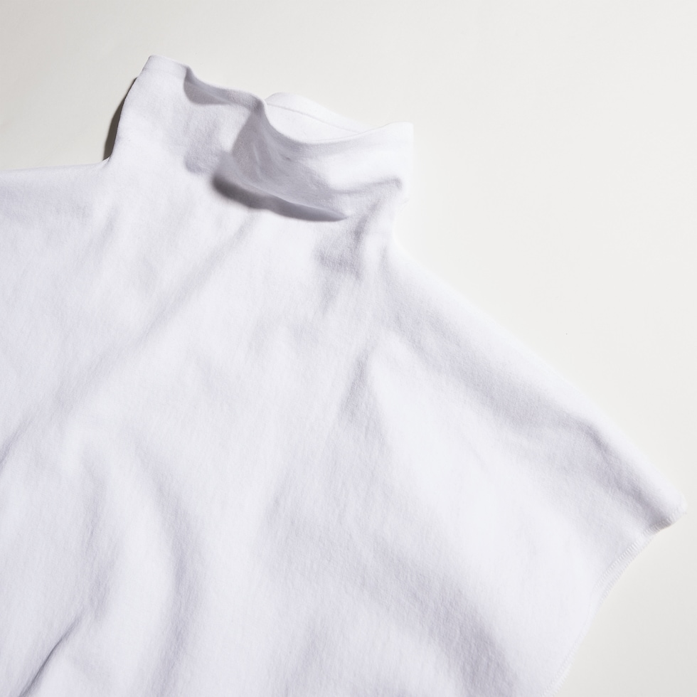 Seamless stretch nylon jersey top