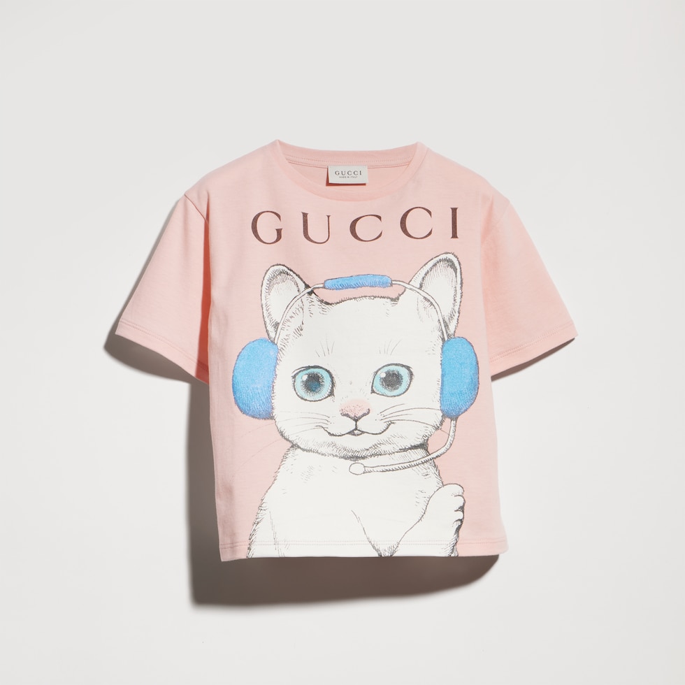 Children's cotton T-shirt with print