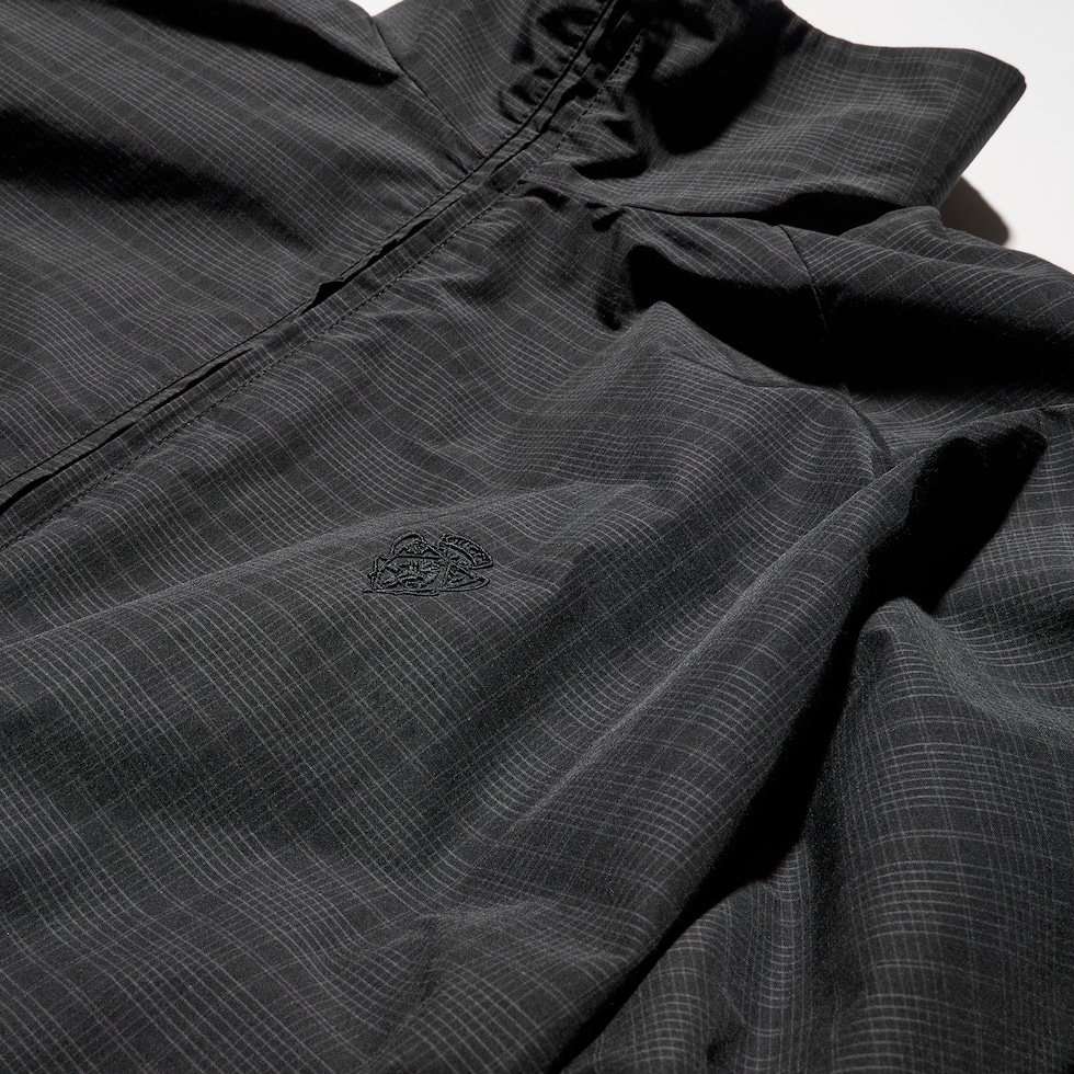 Prince of Wales nylon zip jacket