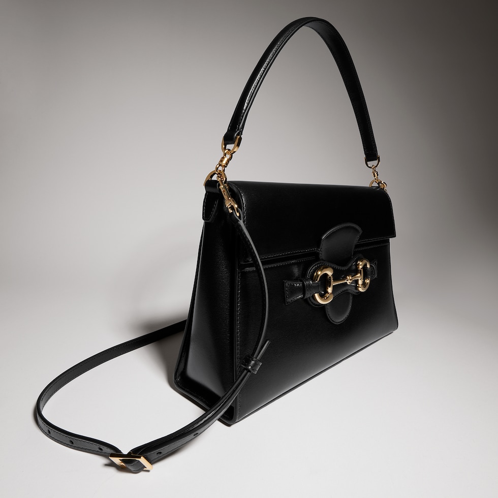 Medium top handle bag with Horsebit