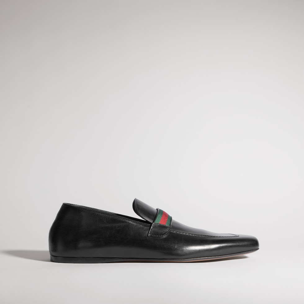 Mocassins avec bande Web pour homme