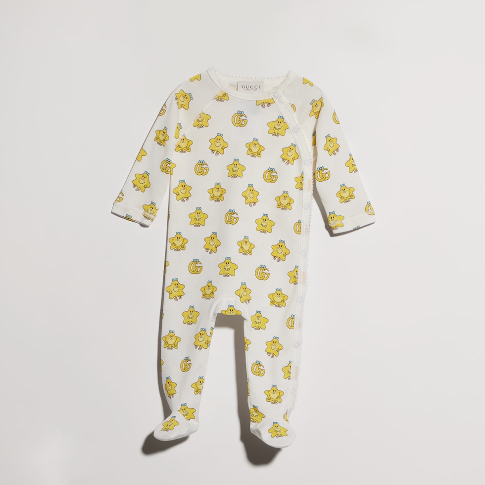 Combinaison pour bébé en coton avec imprimé