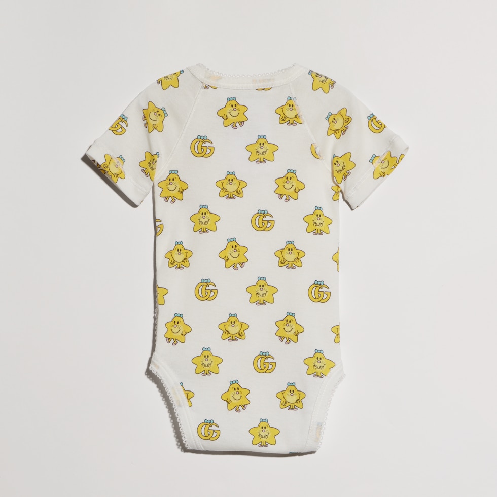 Combinaison pour bébé en coton côtelé avec imprimé