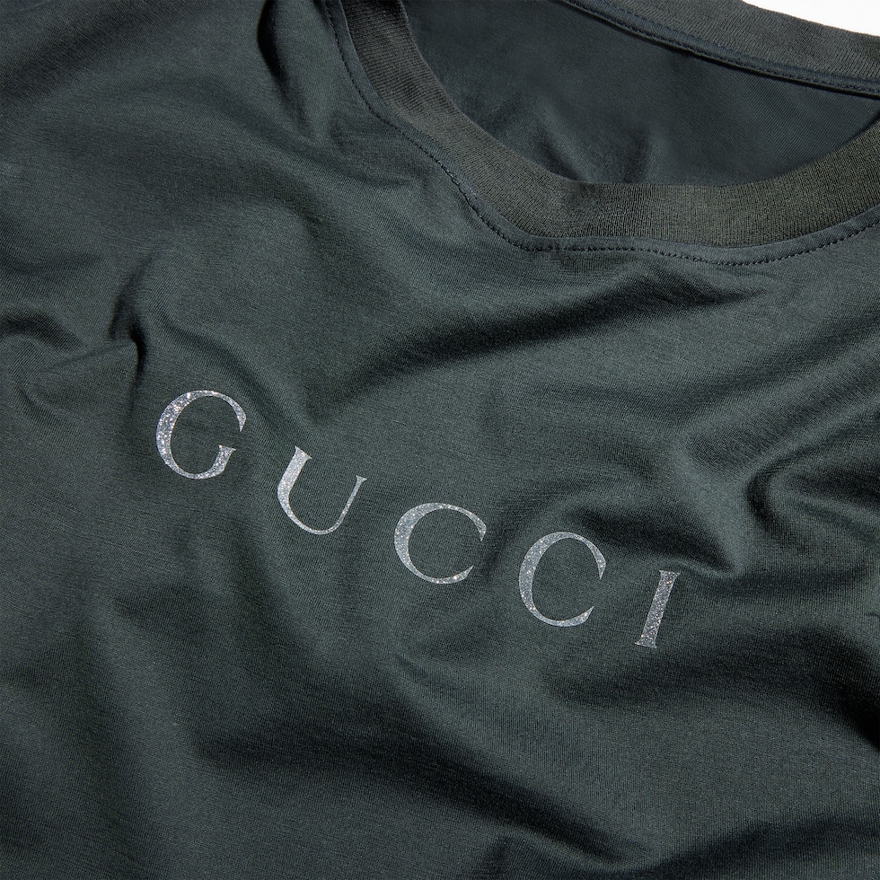 T-shirt en coton avec imprimé